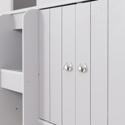 Seconique Orlando Children Low Sleeper Storage Bed Dove Grey 2