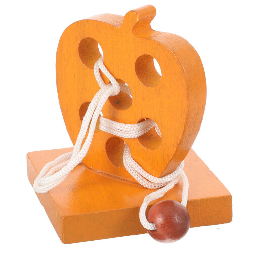 Threading Rope Puzzle Kongming Schloss Holz Geduldsspiel