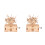 2Sets DIY Holz Puzzle 3D Handkurbel Beige 9