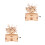 2Sets DIY Holz Puzzle 3D Handkurbel Beige 6