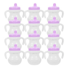 12St Baby Flasche Mini Milchflasche Für Rollenspiel Zubehör