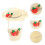 Kinder Sonnenschutz Hut Stroh Beige 1 Set 4