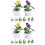 16 Unidades Mini Artificial En Maceta Para Decoración 7