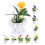 16 Unidades Mini Artificial En Maceta Para Decoración 2