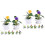 16 Unidades Mini Artificial En Maceta Para Decoración 6