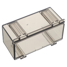 Caja De Exposición Plástico Para 1:64 Transparente Gris