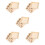 20 Unidades Bloques 3D Madera Sin Acabar 8