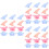 36 Unidades Juego Molds Plástico Clips Arcilla 6