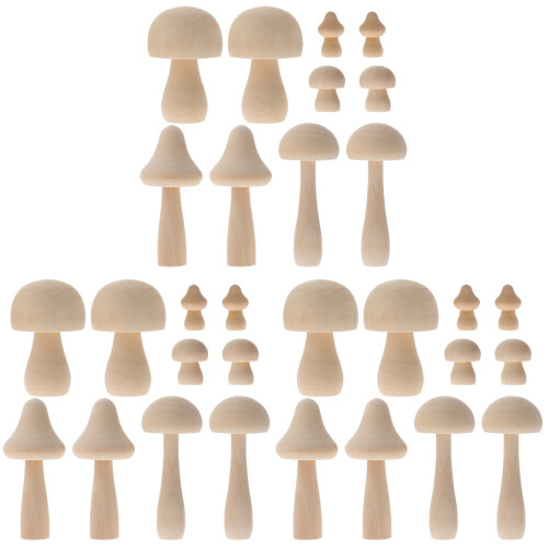 30 Stuks Paddenstoelmodellen Mini Versieringen 2