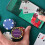 Botón De Para De Poker Redondo De Metal 5