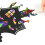 8 Sets Regenbogen Schabkarton Halloween Graffiti Bastelset 9