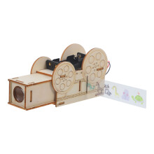 1 Set Diy Holz Diaschau Lernspielzeug Wissenschaft