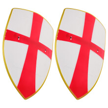 2Stk Cosplay Schild Spielzeug Mittelalter Kinder Zubehör Accessoire