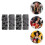 2 Paires De Doigts Élastiques Pour Punk Cosplay Halloween 7
