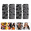 2 Paires De Doigts Élastiques Pour Punk Cosplay Halloween 8