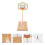 De Baloncesto Con Canasta De Madera Para 5