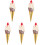 5 Pièces De De Artificiel Accessoire 4