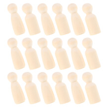 20 Pièces De Poupées En À Peindre, Figurines Miniatures De 3"