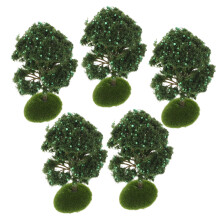 5 Unidades Árboles Frutales Artificiales De Plástico Decoración
