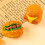 6 Pièces Mini Hamburger En Résine Pour Maison De Décor 4