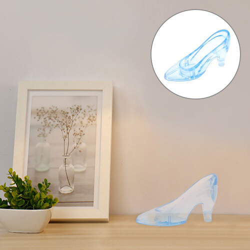 12 Pièces Décorations De Bureau Chaussures Miniatures Transparentes 1