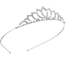 Para El De Con Diamantes Imitación, Plateada