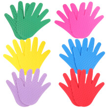 6 Paar Hand-Spot-Marker: Rutschfeste Abdrücke Für Indoor Outdoor