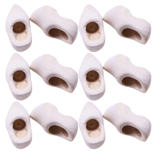 6 Paren Mini Klompen Voor Poppenhuisdecor