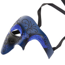 2Stück Maskerade Halbgesichtsmaske Für Halloween Cosplay