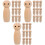 30St Pegpoppen Onbewerkt Multi Kleur Decoratieve 5
