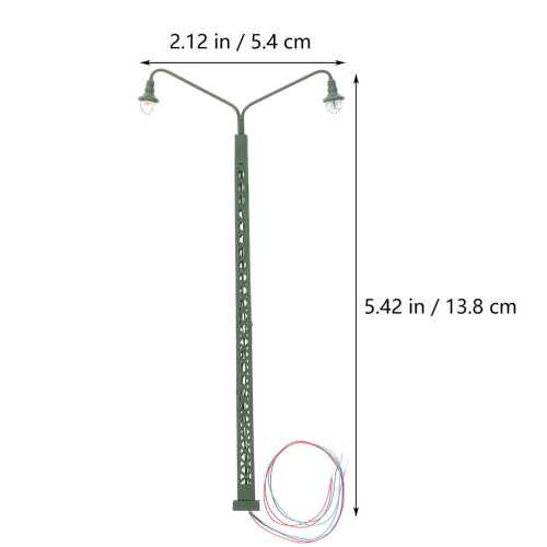 2 Pièces Lumière Chemin De Fer Table Sable Mini Construction 2