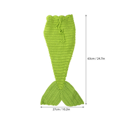 Ensemble Costume De Sirène Pour Bébé Fille Main 2