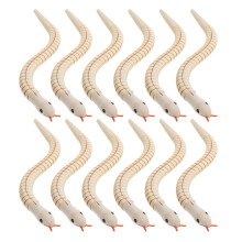 24 Unidades Serpientes De Madera 30 Cm Pintables Artesanías Para Niños