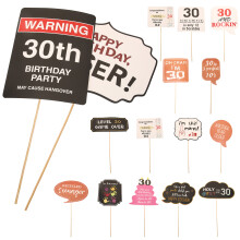 5 Ensembles De Accessoires Pour Photos D'Anniversaire En Papier