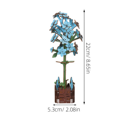 1 Set 3D Bloemenpuzzel - Doe-Het- Hyacint Bonsai 1