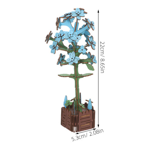 1 Set 3D Bloemenpuzzel - Doe-Het- Hyacint Bonsai 2
