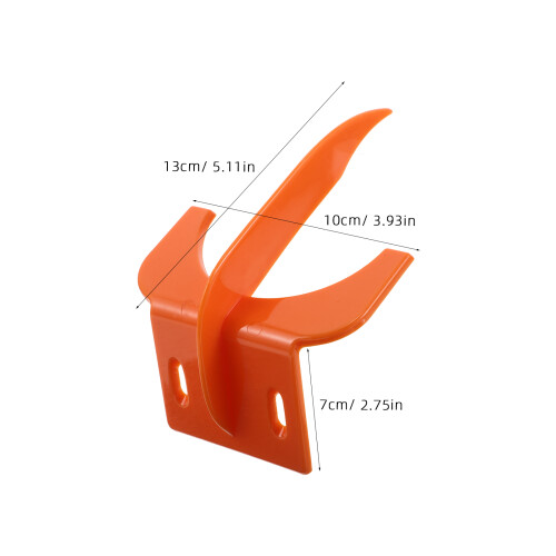 3Pcs Orange Plastic Juicer Parts Ergonomic Citrus Kitchen Tool 2
