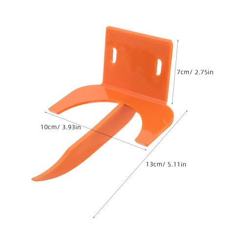 3Pcs Orange Plastic Juicer Parts Ergonomic Citrus Kitchen Tool 1