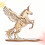 Puzzle De Madera 3D Unicornios Para Niños Madera 5