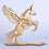 Puzzle De Madera 3D Unicornios Para Niños Madera 4