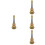 4 Pièces Instruments Musicaux Enfant Imitation Ukulélé 44 Cm 7