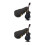 2 Pièces Guitare Miniature En Bois Avec Support Et Étui 5