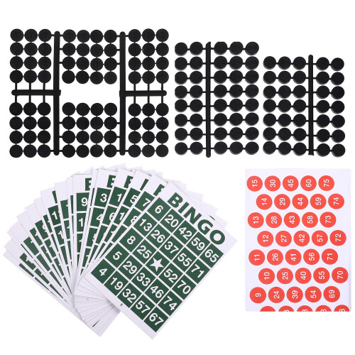 Ensemble De Jeu De Bingo Accessoires Numérotés Pour