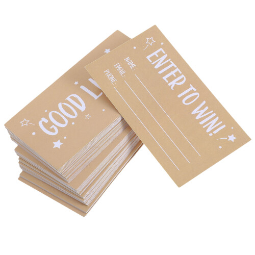 200Pcs Blank Raffle Tickets With Name Email Phone Fields