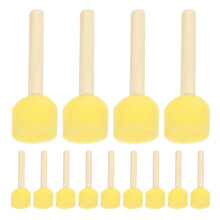 60 Unidades Juego De Pinceles De Espuma Redondos Para Niños 3 Cm