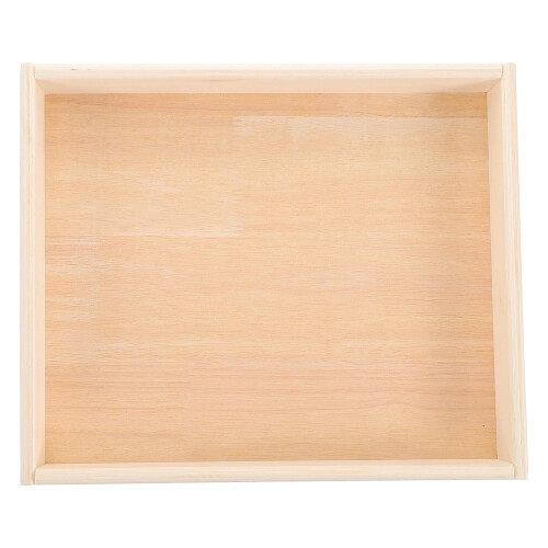 4 Pièces Plateau En Bois Rectangulaire Pour Empilable 1