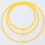 18Pcs Solid Circle Ring Toss Game Set Plastic Detachable Rings For Kids 9