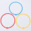18Pcs Solid Circle Ring Toss Game Set Plastic Detachable Rings For Kids 4