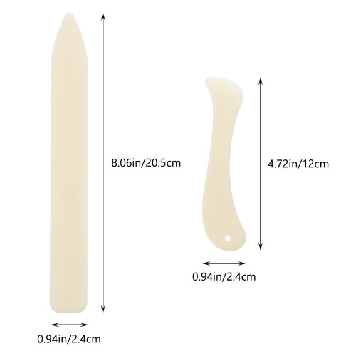 8Pcs Plastic Bone Folder Tool For Paper Crafts And Bookbinding 1