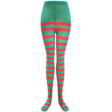Un Par De Mallas Estampadas Navideñas Leggins Elásticos Para Fiesta